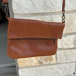 Leather crossbody